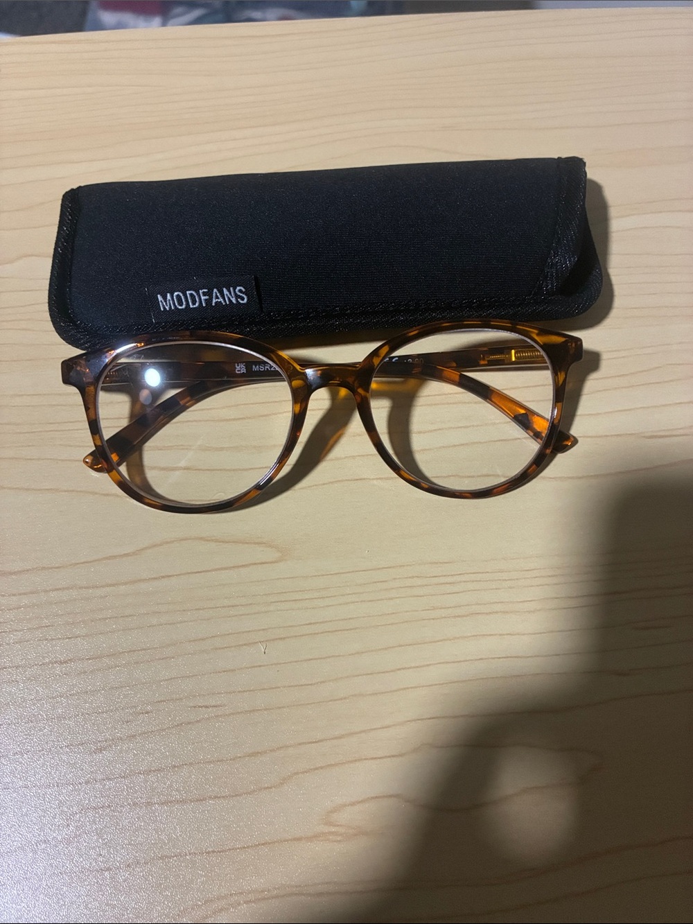 Modfans Tortoiseshell Round Reading Glasses